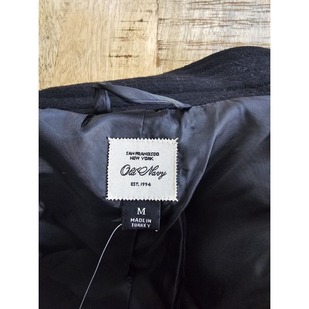 Old Navy Women’s Black Two Button Open Front Wool… - image 6